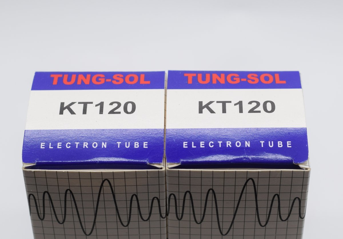 KT120 Tung-sol Matched Pair Valves / Tubes NEW
