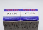 KT120 Tung-sol Matched Pair Valves / Tubes NEW thumbnail 1