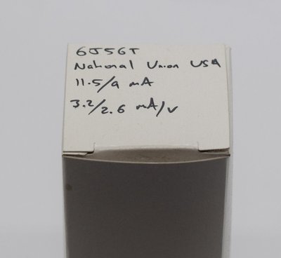 6J5GT National Union USA Valve / Tube AVO tested
