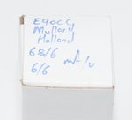 E90CC Mullard Holland Valve / Tube AVO Tested thumbnail 3