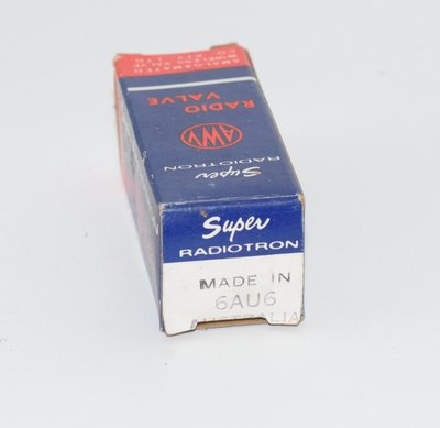 6AU6 Super Radiotron AWV NOS Valve / Tube