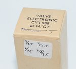 CV1988 / 6SN7GT British Tungsram Tottenham Factory Valve / Tube RARE! thumbnail 2