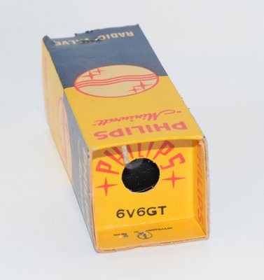 6V6GT Philips Miniwatt Australia NOS Sealed BOX!