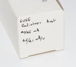 6V6G Radiotron Australia Valve / Tube AVO Tested thumbnail 2