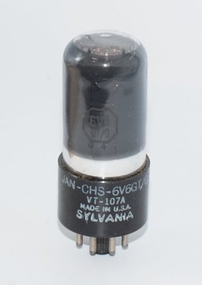 JAN-CHS-6V6GT/G / VT-107A Sylvania / Western Electric Co. USA 1944 NOS Valve / Tube