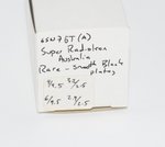 6SN7GT Philips Miniwatt / SRAWV Very RARE Smooth Black Plates AVO Tested thumbnail 3