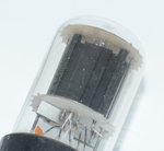 6SN7GT Philips Miniwatt / SRAWV Very RARE Smooth Black Plates AVO Tested thumbnail 2