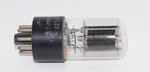 6SN7GT Philips Miniwatt / SRAWV Very RARE Smooth Black Plates AVO Tested thumbnail 4