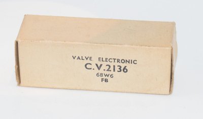 CV2136 / 6BW6 Brimar NOS Valve / Tube