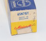 6SN7GT Philips Miniwatt Belgium 1959 Clear Glass NOS thumbnail 3