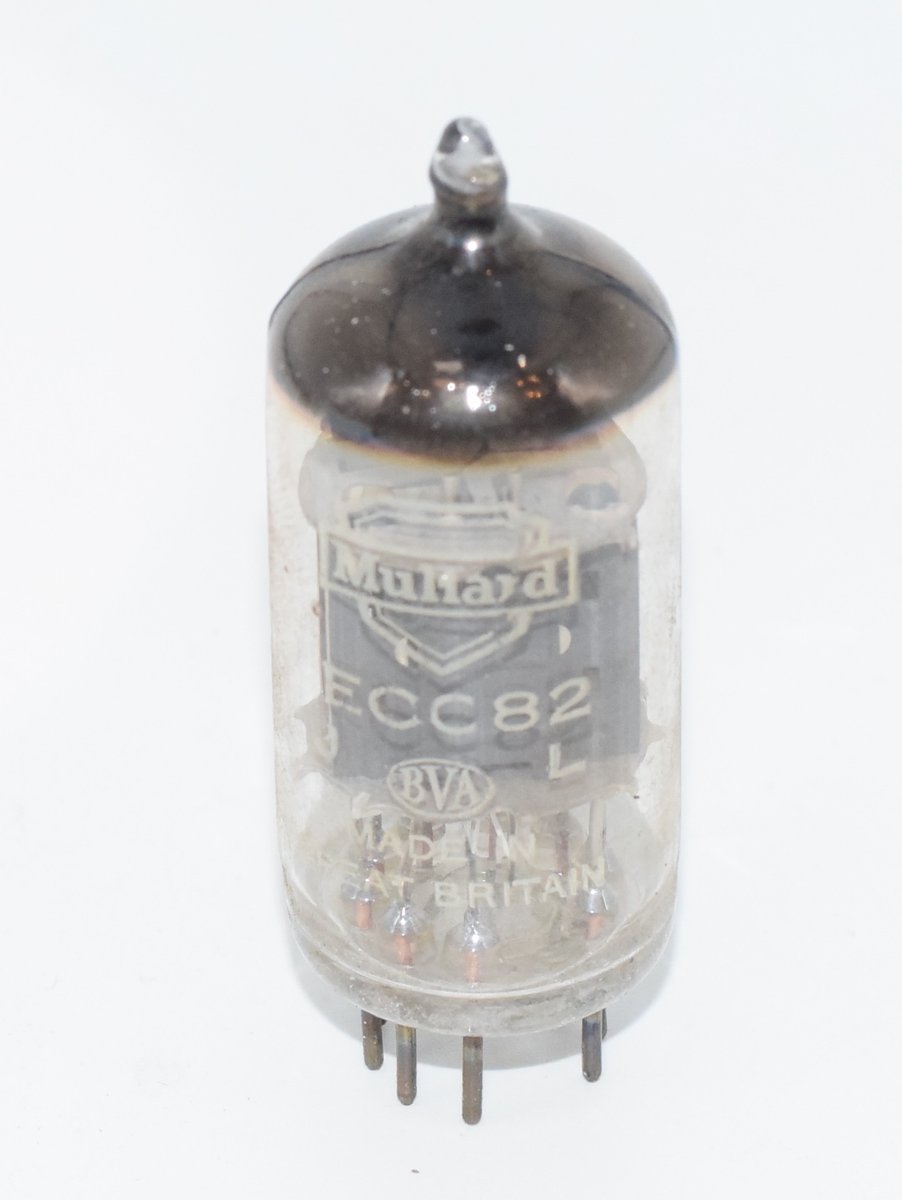 ECC82 Mullard UK 1962 Blackburn Valve / Tube AVO Tested