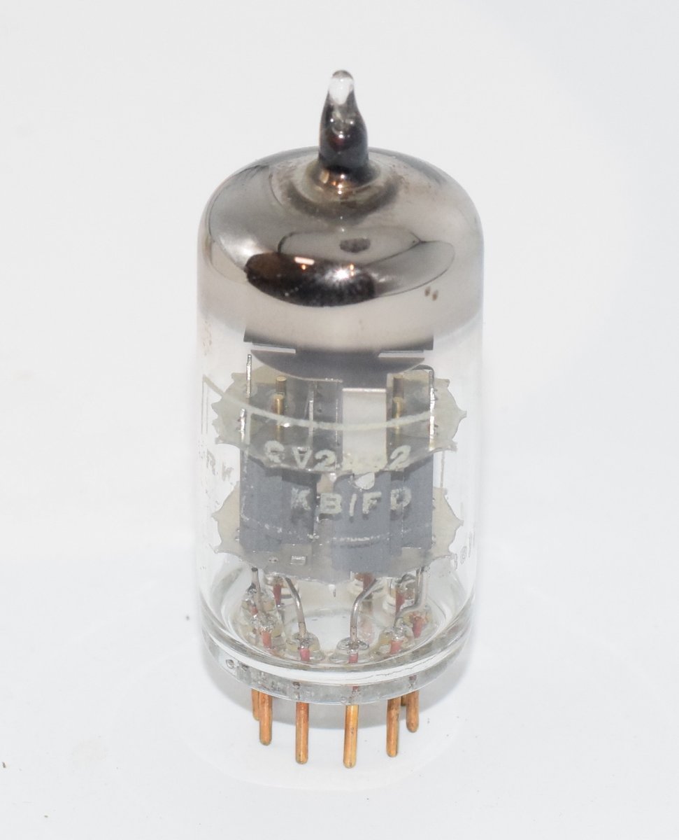CV2492 / ECC88 / 6DJ8 STC / Brimar Gold Pins AVO Tested 100%