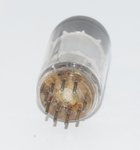EF86 / 6BK8 Telefunken Solid Plate Diamond Bottom AVO tested thumbnail 4