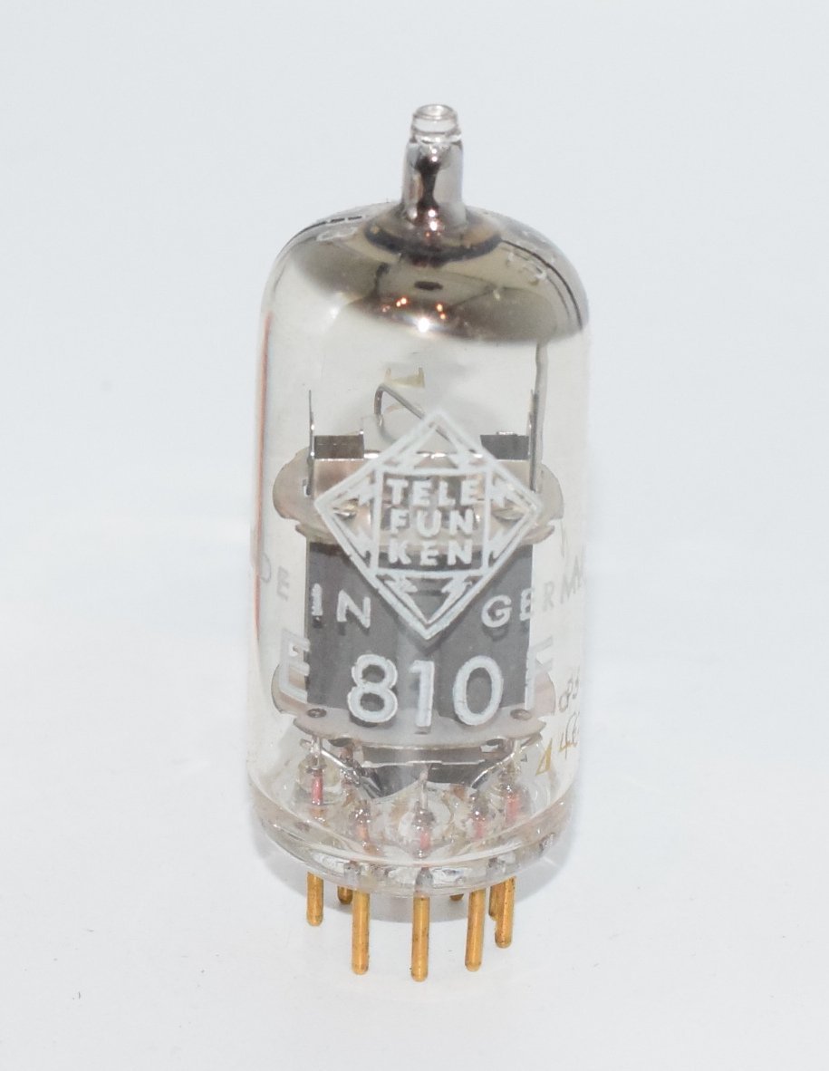 E810F Telefunken Gold Pins NOS Valve / Tube