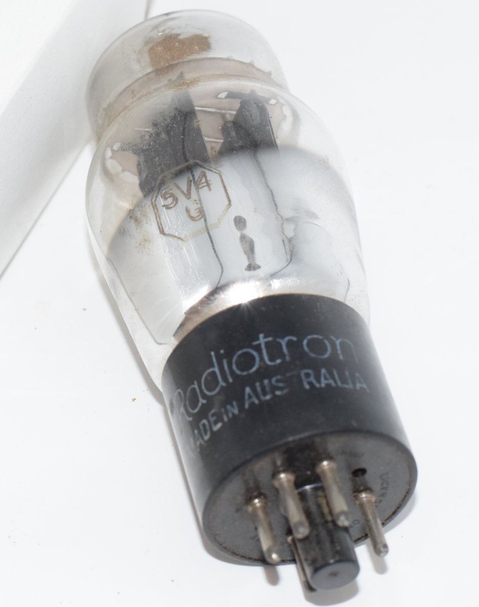 5V4G Radiotron Australia Valve / Tube AVO Tested