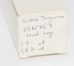 6SN7GT Tungsram UK Large Plates Rare Valve / Tube thumbnail 3