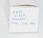 EZ35 / 6X5GT Mullard Valve / Tube AVO Tested thumbnail 2