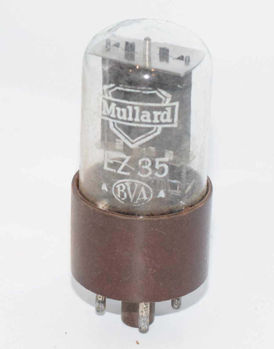 EZ35 / 6X5GT Mullard Valve / Tube AVO Tested
