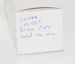 CV574 / 6X5GT Brimar STC Valve / Tube AVO Tested thumbnail 1