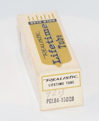 PCL84 / 15DQ8 Realistic NOS Gold Pins Valve / Tube
