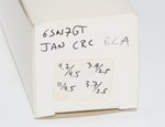 6SN7GT JAN USN CRC RCA USA Valve / Tube thumbnail 2