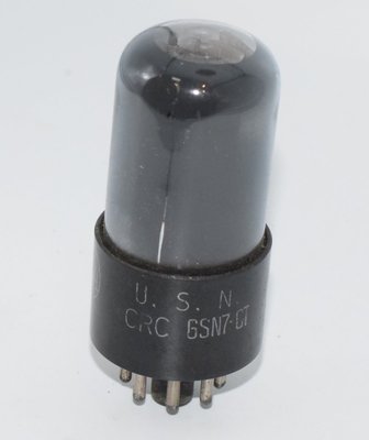 6SN7GT JAN USN CRC RCA USA Valve / Tube