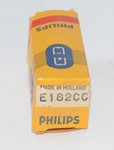E182CC Philips Miniwatt 1959 Pinched Glass Holland NOS Tube / Valve thumbnail 3