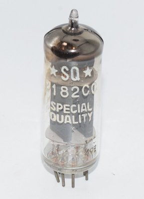 E182CC Philips Miniwatt 1959 Pinched Glass Holland NOS Tube / Valve