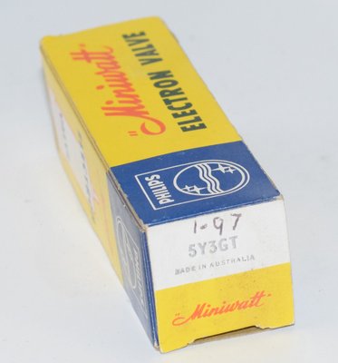 5Y3GT Philips Miniwatt Australia NOS Valve / Tube
