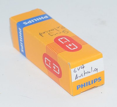 6V4 Philips Miniwatt Australia Valve / Tube AVO tested Strong