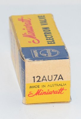 12AU7A Philips Miniwatt Australia Valve / Tube