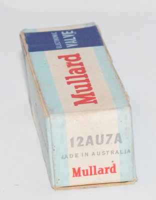 12AU7A Mullard Australia Valve / Tube AVO Tested