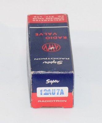 12AU7A Super Radiotron AWV Valve / Tube AVO tested
