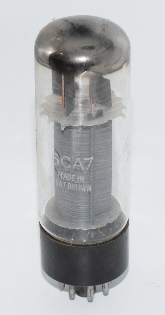 6CA7 / EL34 Philips Miniwatt UK 1961 Blackburn Factory Valve / Tube AVO Tested