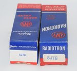 6J7G Super Radiotron AWV Australia NOS Matched Pair thumbnail 1