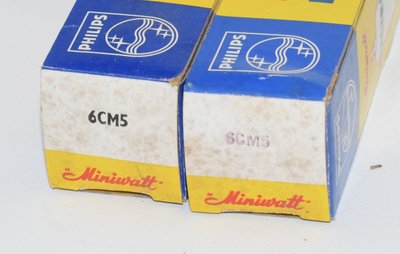 6CM5 / EL36 Philips NOS Matched Pair
