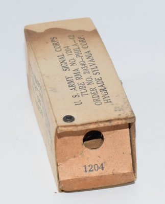 1204 / 7AB7 Sylvania NOS 1942 Valve / Tube