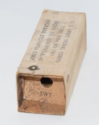 7W7 Sylvania 1942 NOS Valve / Tube