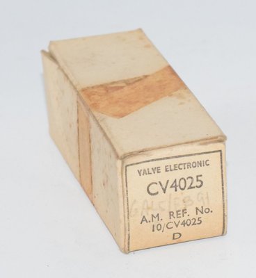 CV4025 Mullard Mitcham UK NOS Valve / Tube