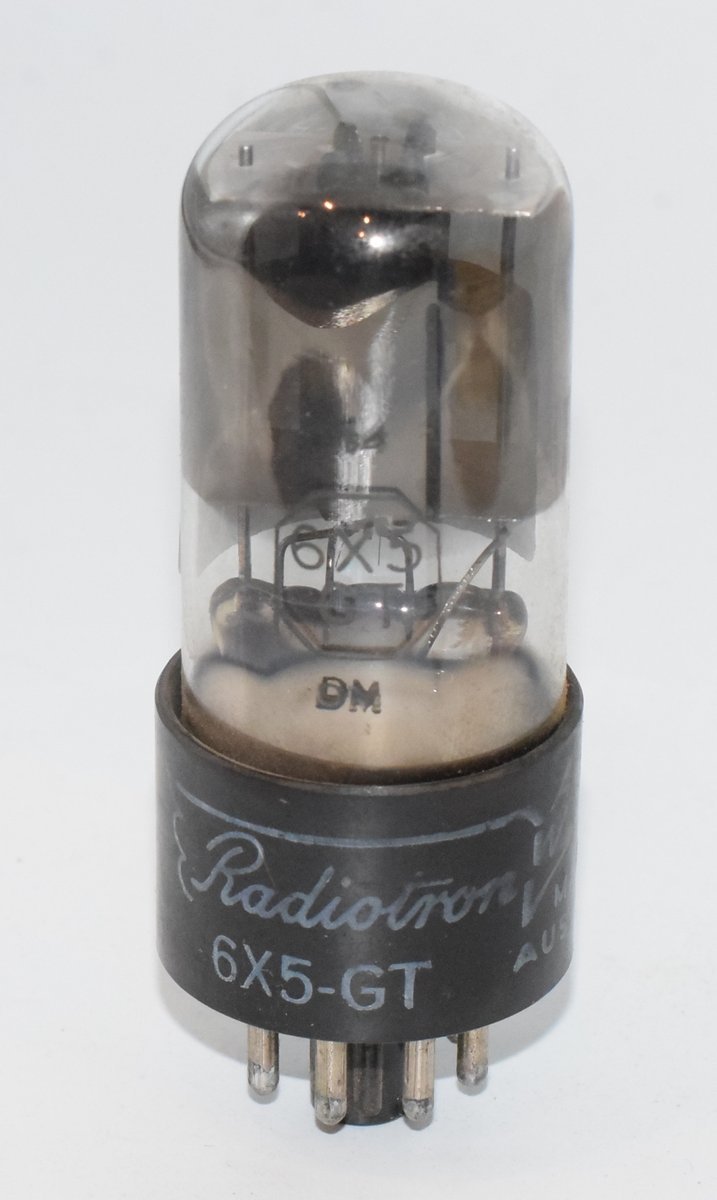 6X5GT Radiotron Australia Valve / Tube