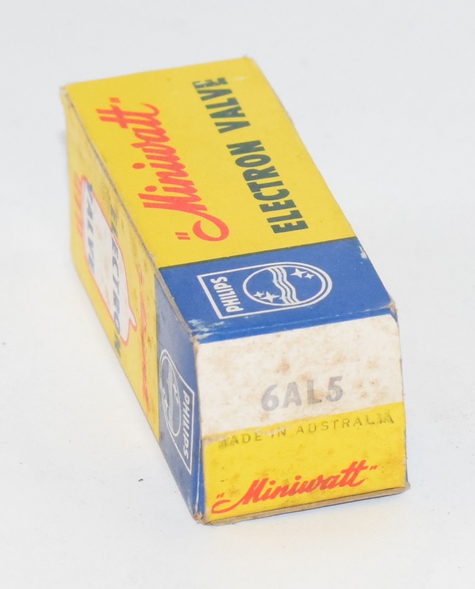 6AL5 Philips Miniwatt Australia NOS Valve / Tube