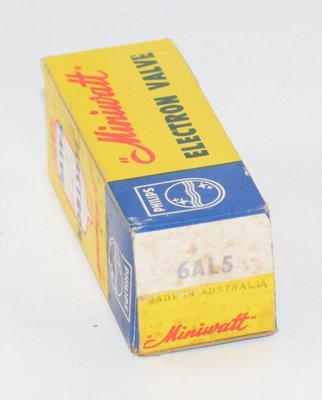 6AL5 Philips Miniwatt Australia NOS Valve / Tube