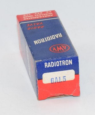 6AL5 Super Radiotron AWV Australia NOS Valve / Tube