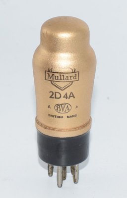 2D4A Mullard UK NOS Valve / Tube