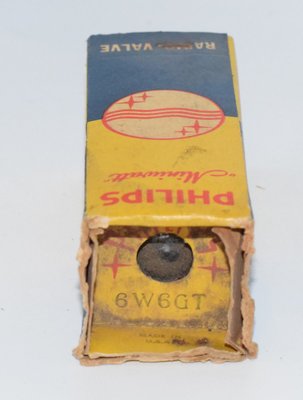 6W6GT Philips Miniwatt USA NOS Valve / Tube