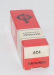 6C4 National USA NOS Valve / Tube thumbnail 1