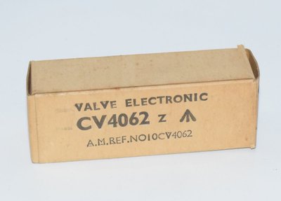 CV4062 MO Valve Co Hammersmith UK NOS Valve / Tube