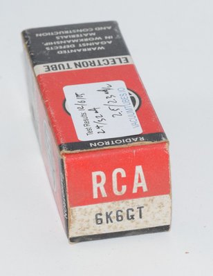 6K6GT RCA NOS USA Valve / Tube