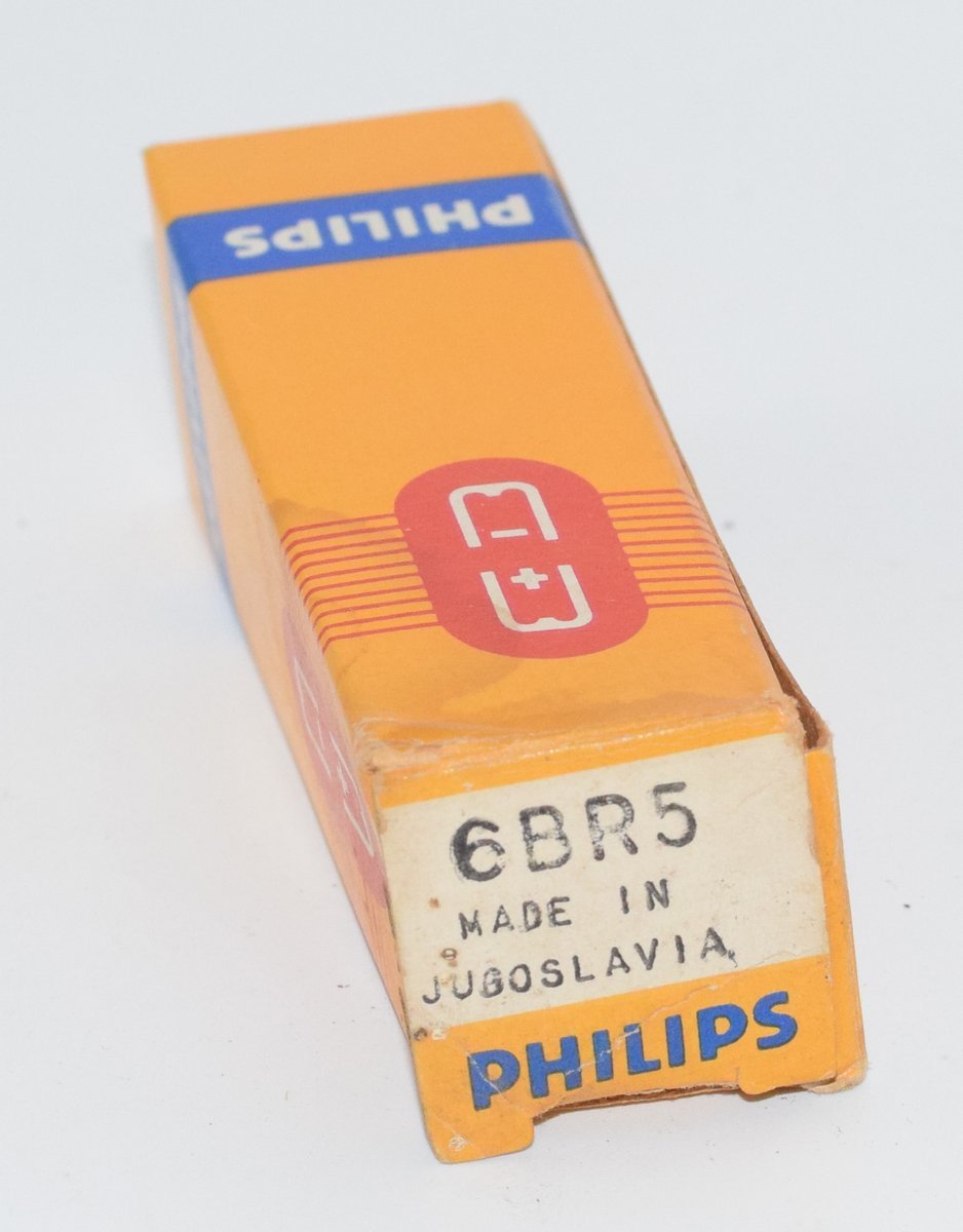 6BR5 Philips Miniwatt Yugoslavia NOS Magic Eye Tube / Valve