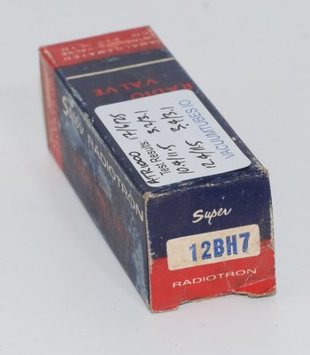 12BH7 Super Radiotron AWV Australia
